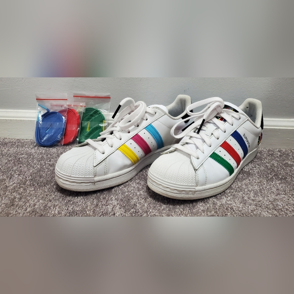 Adidas Superstar Trefoil 8.5 in box